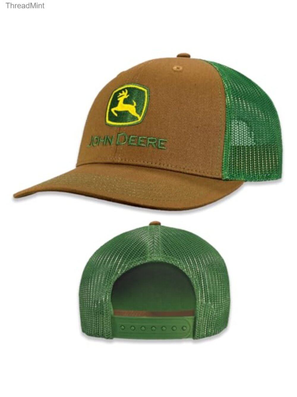John Deere Trucker Hat Baseball Cap Letter Print Adjustable